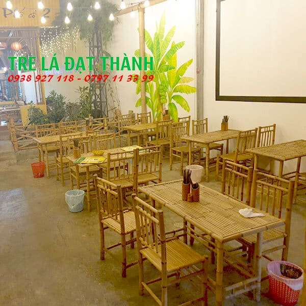 Bàn Ghế Quán Bún Đậu - BGTQBD001